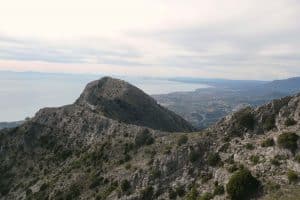 Summit of La Concha, Marbella with Gibraltar and Morocco in the Background