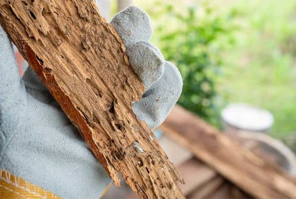 termite damage to wood