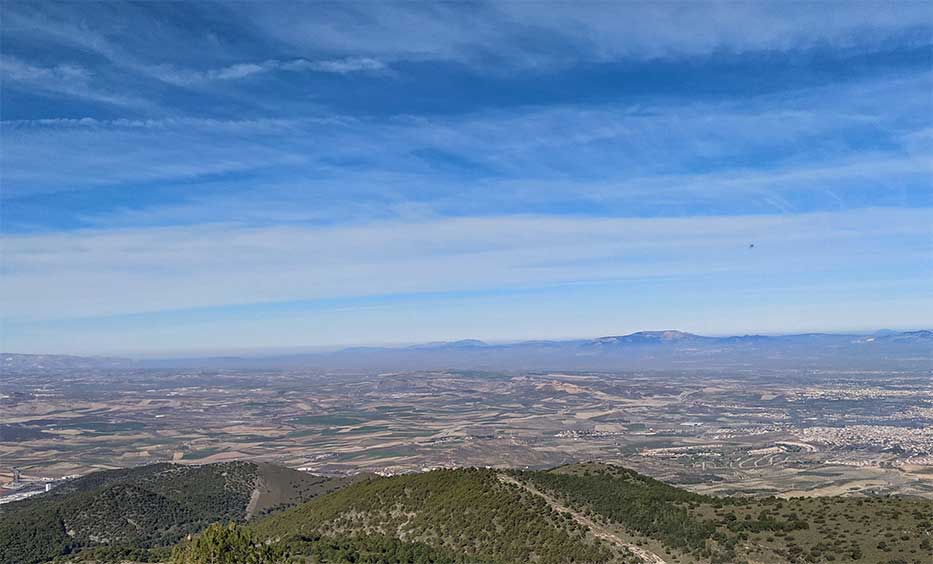 The valley of Lecrín, Granada and its surroundings. Country village and rural area of Andalucia