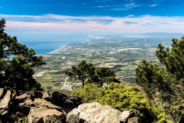 The Strait of Gibraltar from Sierra Bermeja